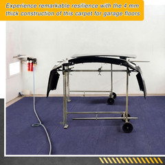Paint Booth Mat Waterproof Garage Flooring Protects Surfaces 32 X 120 Inches fro
