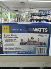 Watts 1 in. Bronze Double Check Valve Backflow Preventer Assembly w/ Sensor