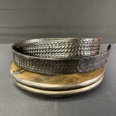 Bianchi Duty Belt Size 34″ Waist 1.5″ Wide Black Basketweave Leather