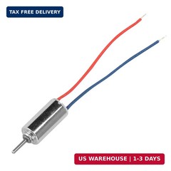 5pcs DC 4.5V 0.12A 0.12W 250RPM Micro Coreless Motor, 4mmx8mm Small Motor, Mi…