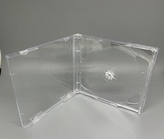 10 Top Quality 10.4mm Rare Brilliant Double 2CD Jewel Case, Super Clear,BR2CD-SC