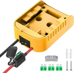 20V Battery Adapter Conversion Kit for Ride-On Toys with Switch Fuse 12AWG DIY
