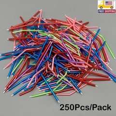 Dental Air Water Syringe Disposable Spray Tips Triple Nozzles Tubes Mixed Color