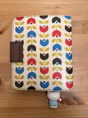 Vintage Tulip Flower Franklin Covey 365 Ring Planner Filofax Dupe Organizer