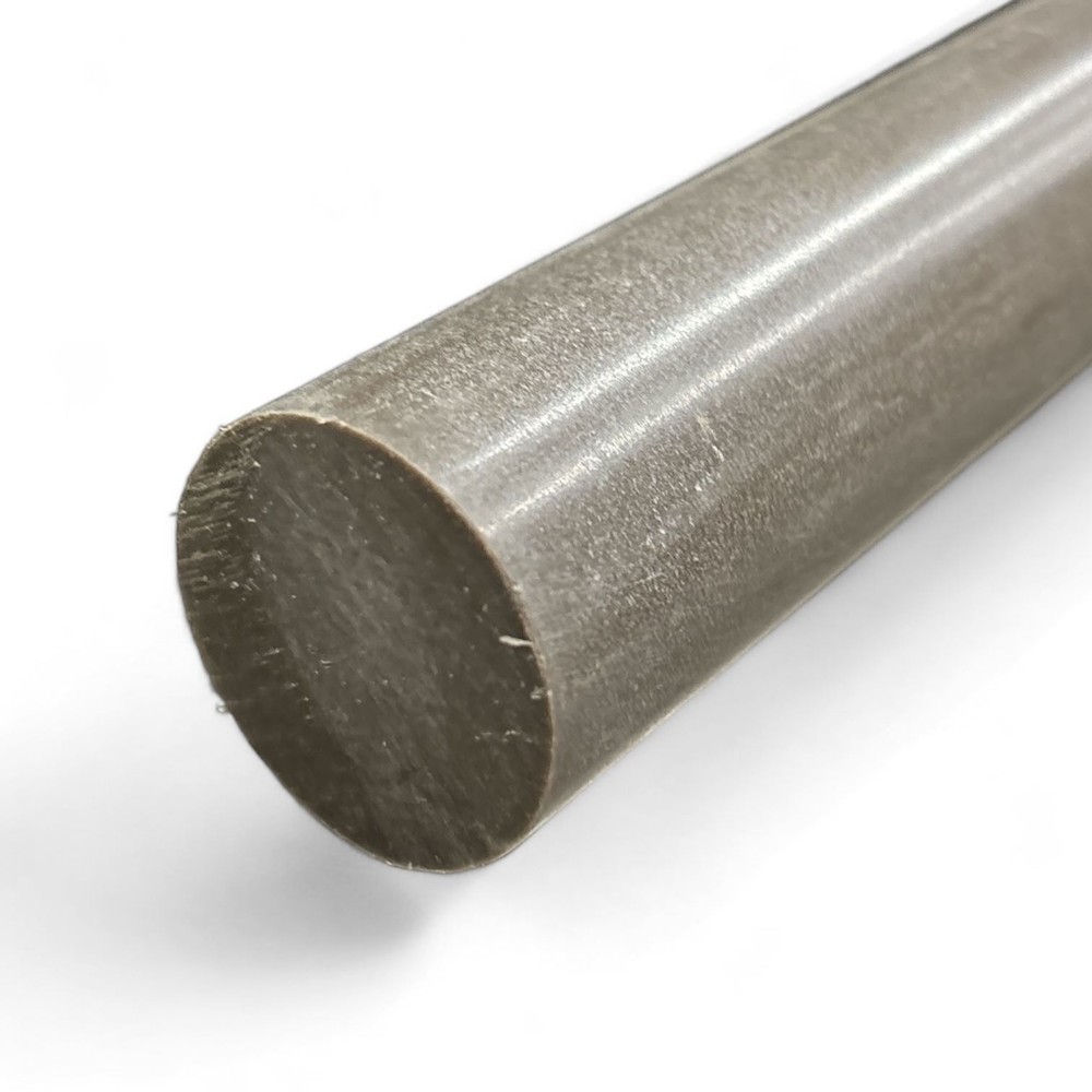 3.000 (3 inch) x 12 inches, Acetal AF Plastic Round Rod, Teflon Filled