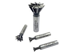 Dovetail Cutter HSS 60° – Double-Edged End Mill for Metal Machining -USA STOCK