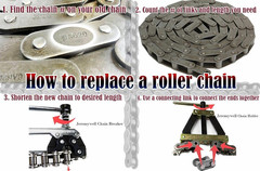 50 Standard Roller Chain Connecting Link (4PCS)
