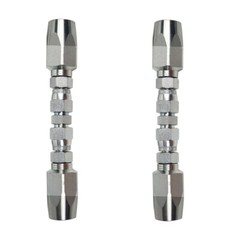 2 Hydraulic Hose Repair Kits 1/2 ID 2-Wire Hose Reusable Field Repair Fitting