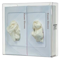 Bowman Dispensers Gp-072 Glove Box Dispenser, Petg, Holds (2) Boxes , Clear