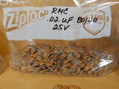RMC Circle D KCK Ceramic Disc Capacitors Lot – 5 Values Over 3 Pounds NOS #5