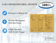 3-in-1 Deal Envelope Deal Jacket (100 per Pack) (W14)
