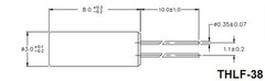 10Pcs 10.24MHz DT-38 Quartz Crystal Cylinder 3*8mm