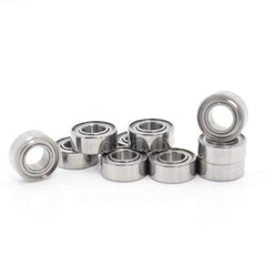 10 Pack 5x10x4mm Metal Shielded Miniature Ball Bearings L-1050ZZ ABEC-5