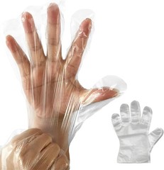 Bulk 400 Clear Disposable Gloves – Latex-Free, Powder-Free, Perfect for Cooking