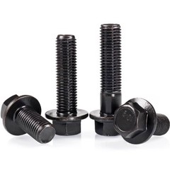 M12 – 1.25 Fine Thread Grade 10.9 Hex Head Flange Screws Frame Bolts Black Oxide