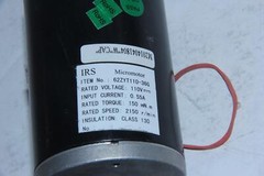 IRS 62ZYT110-36G 110V 2150RPM Micromotor
