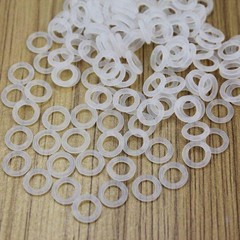 Wire Dia. 4mm-5.7mm Food Grade Silicone Rubber Seal O-Ring White OD 14~120mm