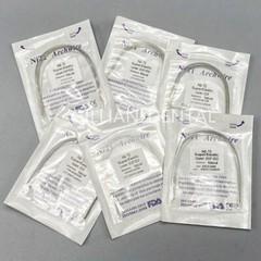 Dental Ortho Super Elastic Niti Arch Wires Round Rectangular Ovoid/Natural Form