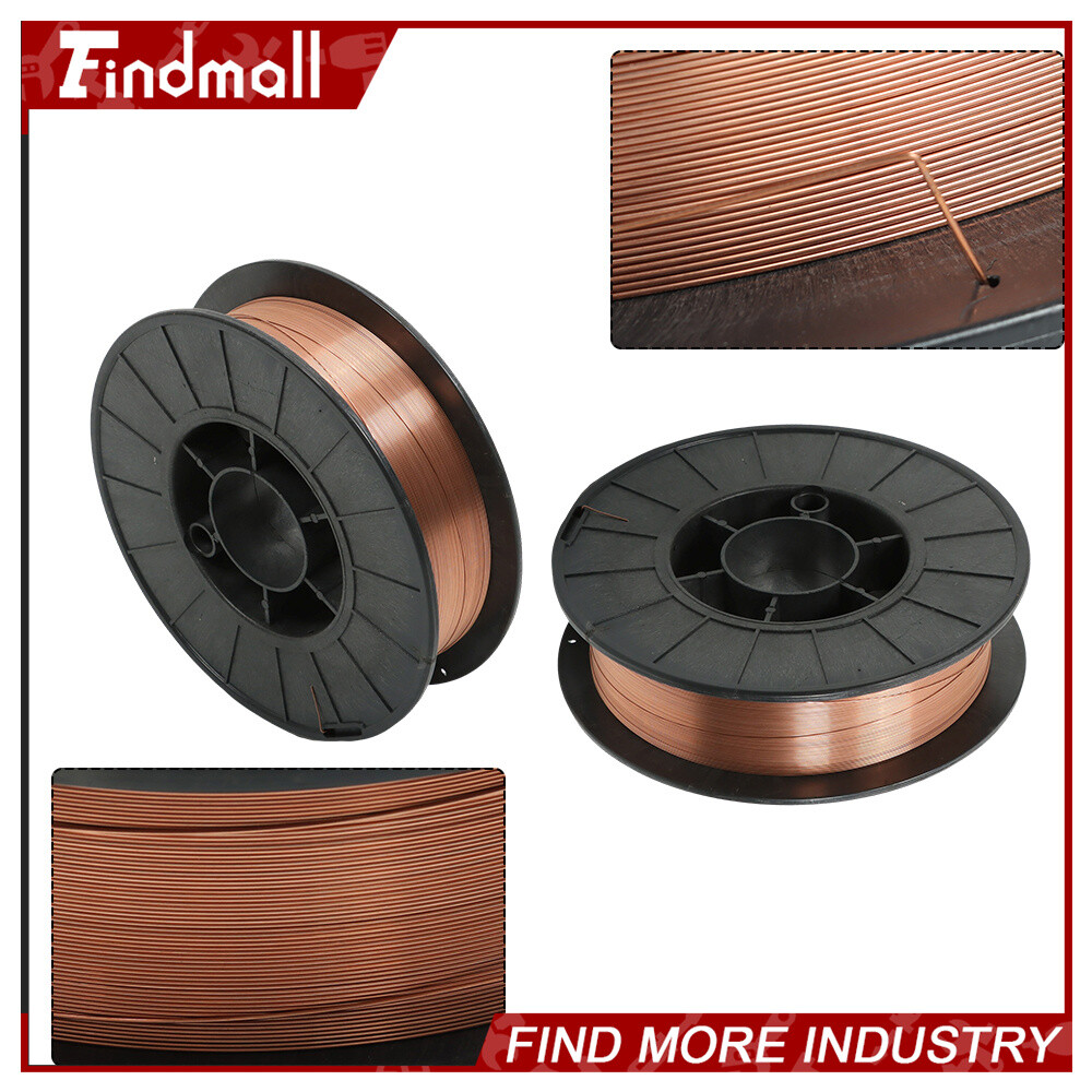 Findmall 2 Rolls ER70S-6 .023″ (0.6 mm) Mild Steel MIG Welding Wire 20 Lbs