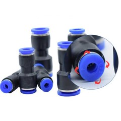 Reducing Straight Union Nylon Pneumatic Push Fit Connector Speed Air Line Hose