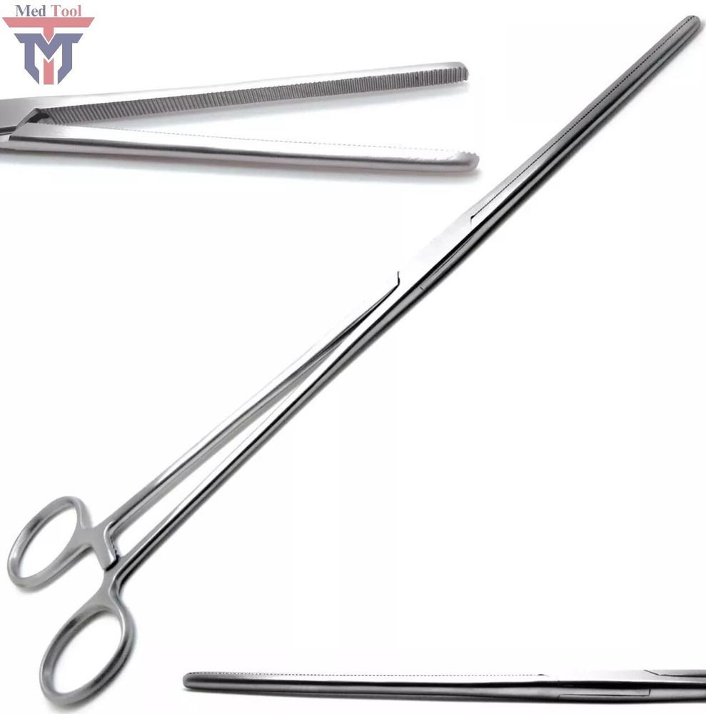 Fishing Hemostat Forceps 12″ Straight Pean Forceps Locking Clamps