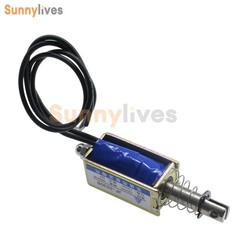 JF-0530B DC12V 300mA 5N/10mm Pull-Push-Type DC Solenoid Electromagnet