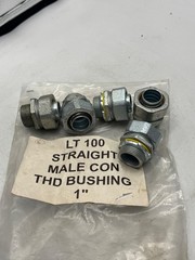 Eaton LT 100 Liquid Tight Straight Male Connector Threaded Bushing 1in-5PK