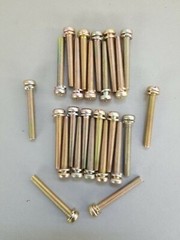 M5-0.80 x38mm Arctic Cat Phillips Button Sems Lock CL8.8 Yellow Zinc (50pcs)