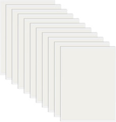 10 Packs Vinyl Siding Repair Kit, White Durable Self-Adhesive Vinyl Siding Patch