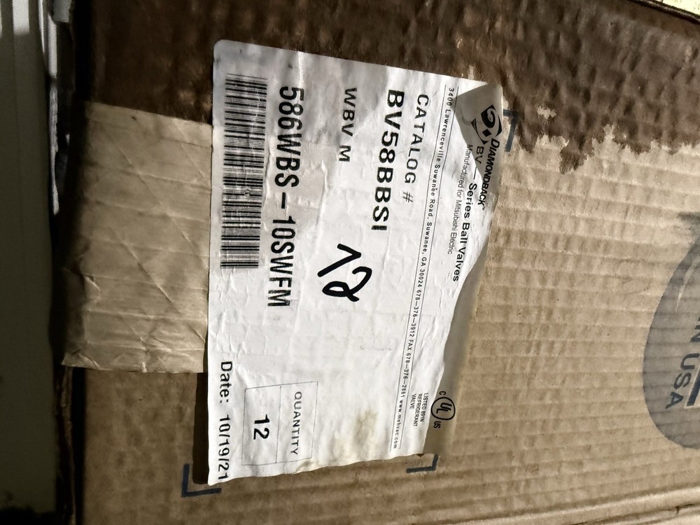 Mitsubishi, BV58FFSI2, Diamondback 5/8″ Ball Valve w/ Schraeder Port, New