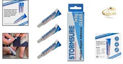 3x 5g Waterproof Flexible Repair Glue – Clear, Multi-Material Bond