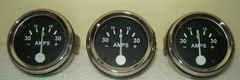 3 pcs Universal Ampere Gauge / Ammeter for Tractors, Trucks (30-0-30 Ammeter)