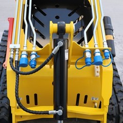 RATO Mini Skid Steer Loader 13.5HP Engine Tracked Compact Stand-on +4 Attachment