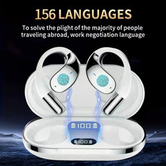 Real Time AI Language Translator Earbuds, 3 in 1 Wireless Earbuds with 150+ w