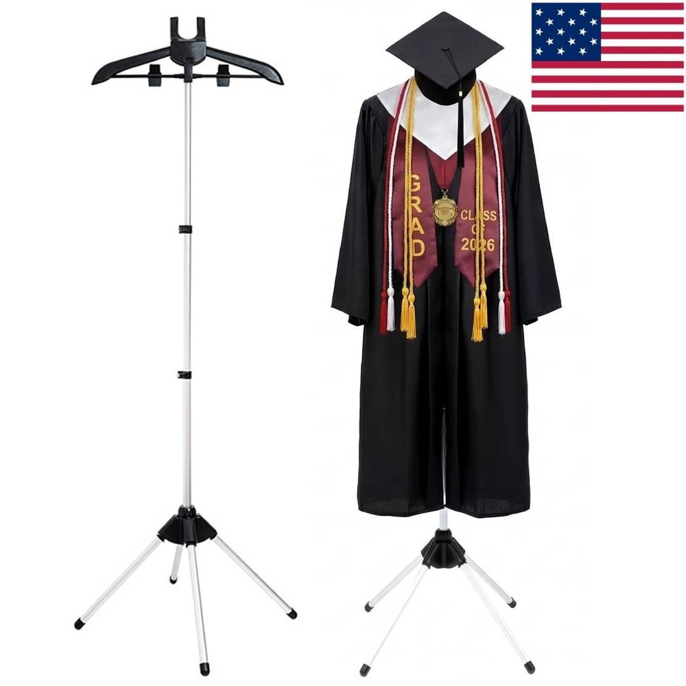 Graduation Gown Display Stand Adjustable Garment Hanger for T Shirt