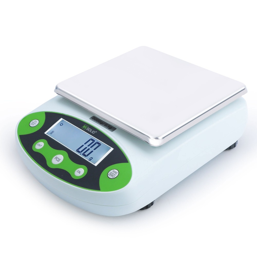 U.S. Solid 0.1g Precision Balance Digital Lab Scale AC/DC Power Supply 5kg-15kg