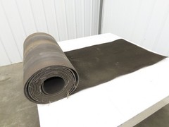 24″W x 20′ Rough Grip Top Rubber Conveyor Belt 2-Ply Black 20′ Length