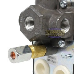 New 4 Port 3 Phase Air Compressor Pressure Switch Control Valve 140-175 PSI