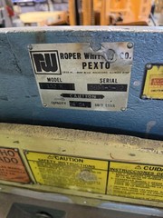 Pexto 152-K 52″ x 16 Ga Sheet Metal Mechanical Foot Stomp Shear Roper Whitney