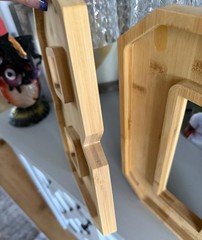 Kosmeey 15.8 Bamboo Wooden Number Charcuterie Board Fillable Number 1 Serving