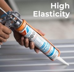 Adhesive Guru Clear Silicone Sealant Waterproof (12 x 10.1fl.oz.) All Purpose