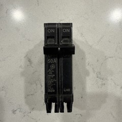 GE THQP250 50A Double-Pole Compact Circuit Breaker