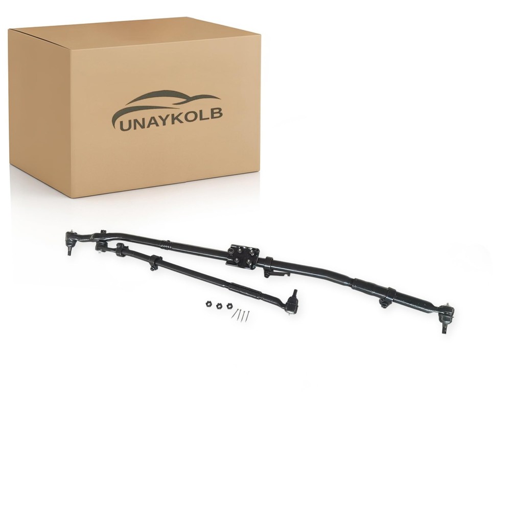 Drag Link Tie Rod Assembly Kit for 03-13 Ram 2500 3500 06-08 Ram 1500 4WD 8-Lug