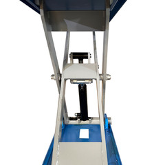 M&E 7700lbs Lifting Mid-Rise Scissor Lift 110V Pneumatic Release Car Lift Jacks
