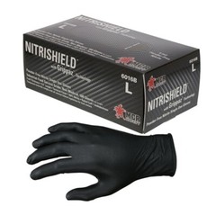 MCR Saftey Nitrishield w/Grippaz 6 Mil Gloves, Various Sizes, 1 Case, Free Ship