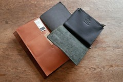 TRAVELER’S Notebook Leather Zipper Case engraving Tannin Regular & Passport size