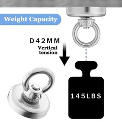 Super Strong Neodymium Fishing Magnets Heavy Duty imanes Magnet with Countersunk
