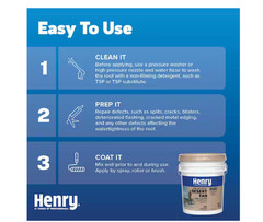 Henry 288 Solar-Flex Tan Acrylic Elastomeric Reflective Roof Coating 4.75 Gal