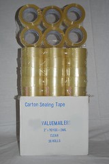 36 Rolls Carton Sealing Clear Packing 2 Mil Shipping Box Tape 2″ x 110 Yards