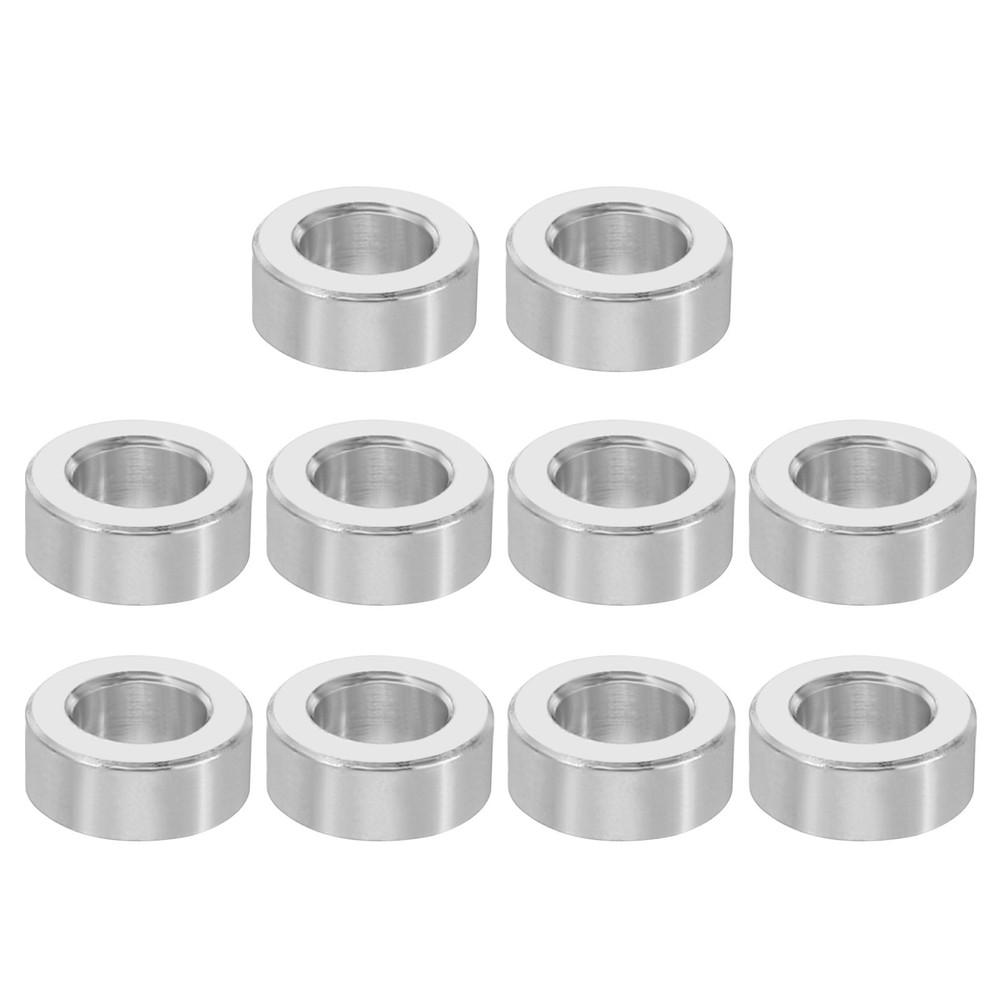 M4 Aluminum Spacers, 10 Pcs Metal Spacer Aluminum 4.1mm ID x 7mm OD x 3mm L